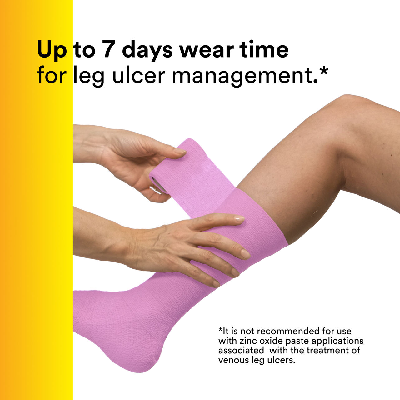 (4) Coban NL: Up to seven days wear time for leg uler management-ca-en