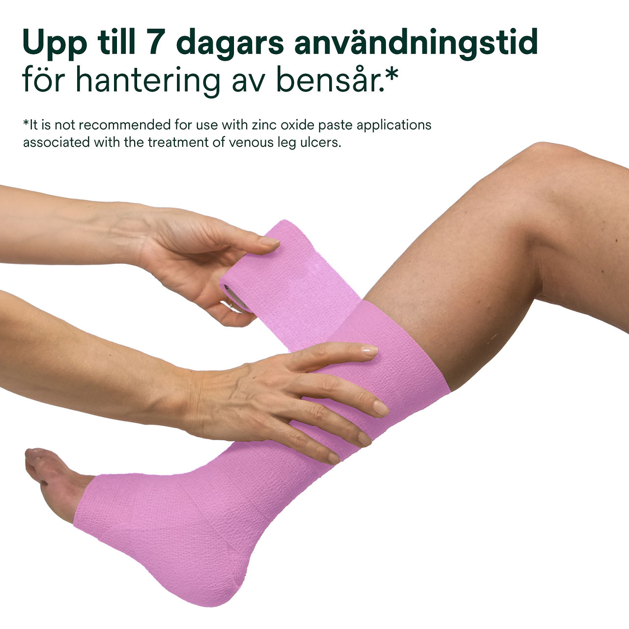 4 - Coban Self-Adherent Non-Latex: Upp till 7 dagars användningstid