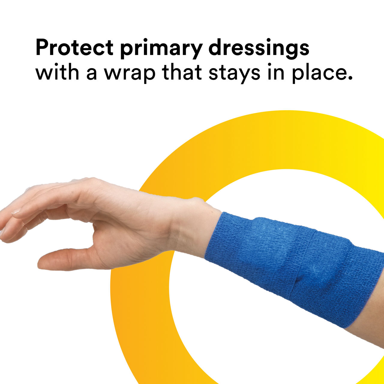 (5) Coban NL: Protect primary dressings with a wrap that stays in place-ca-en