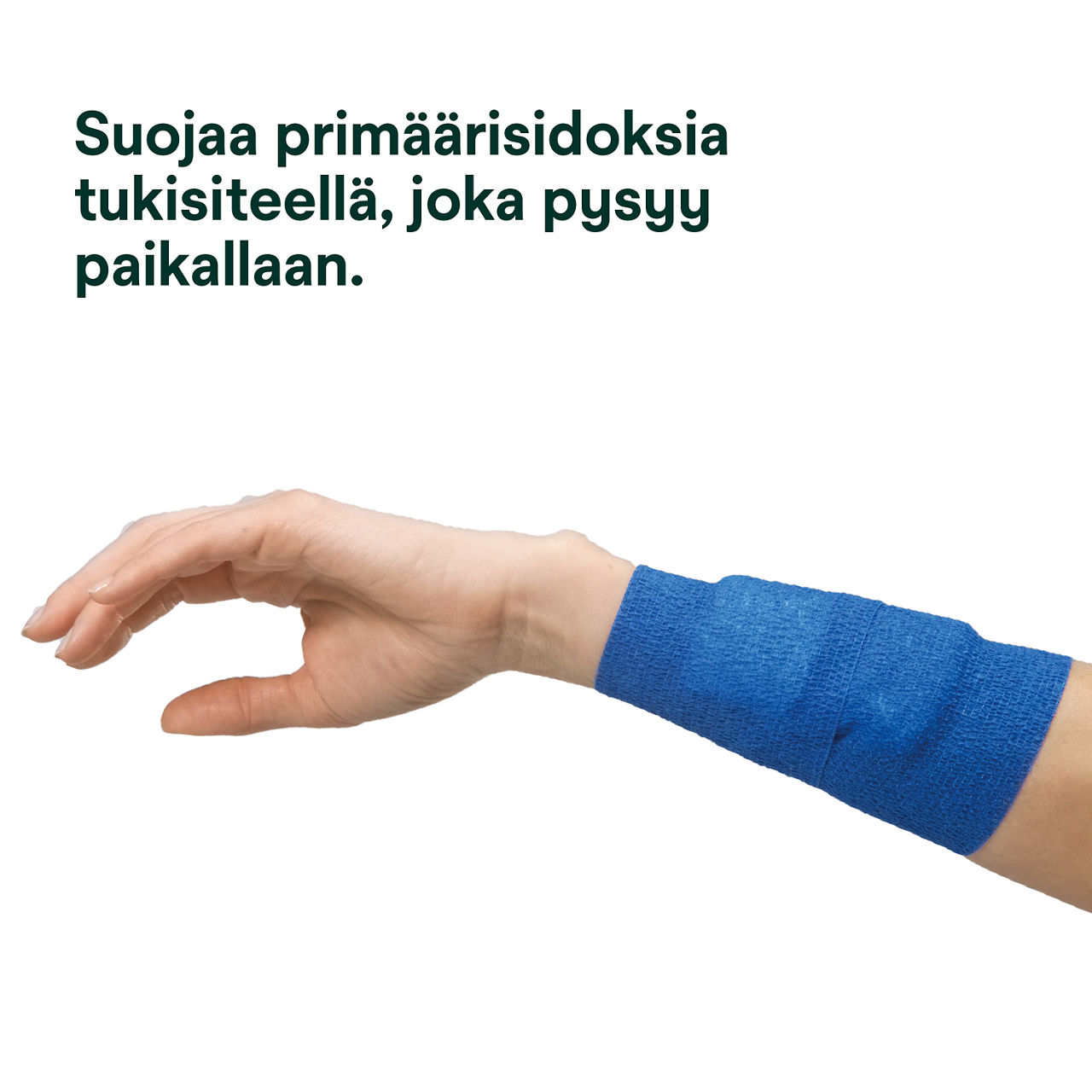 2 - Coban Self-Adherent Latex: Suojaa primäärisidoksia