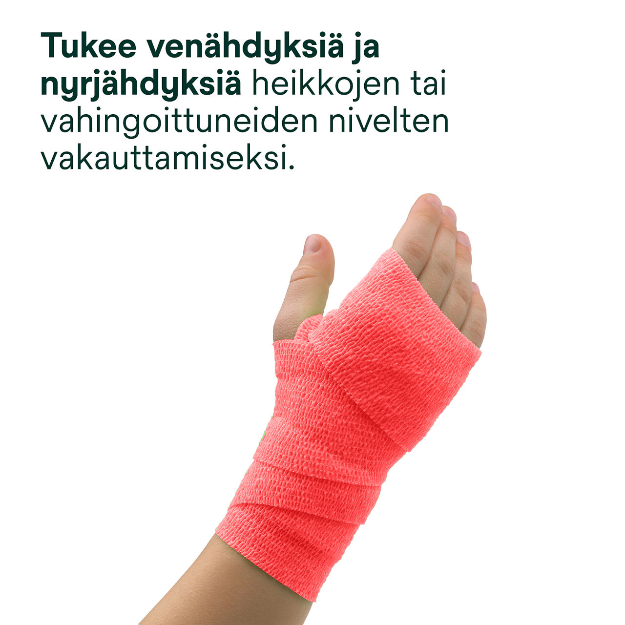 4 - Coban Self-Adherent Latex: Tukee venähdyksiä ja nyrjähdyksiä