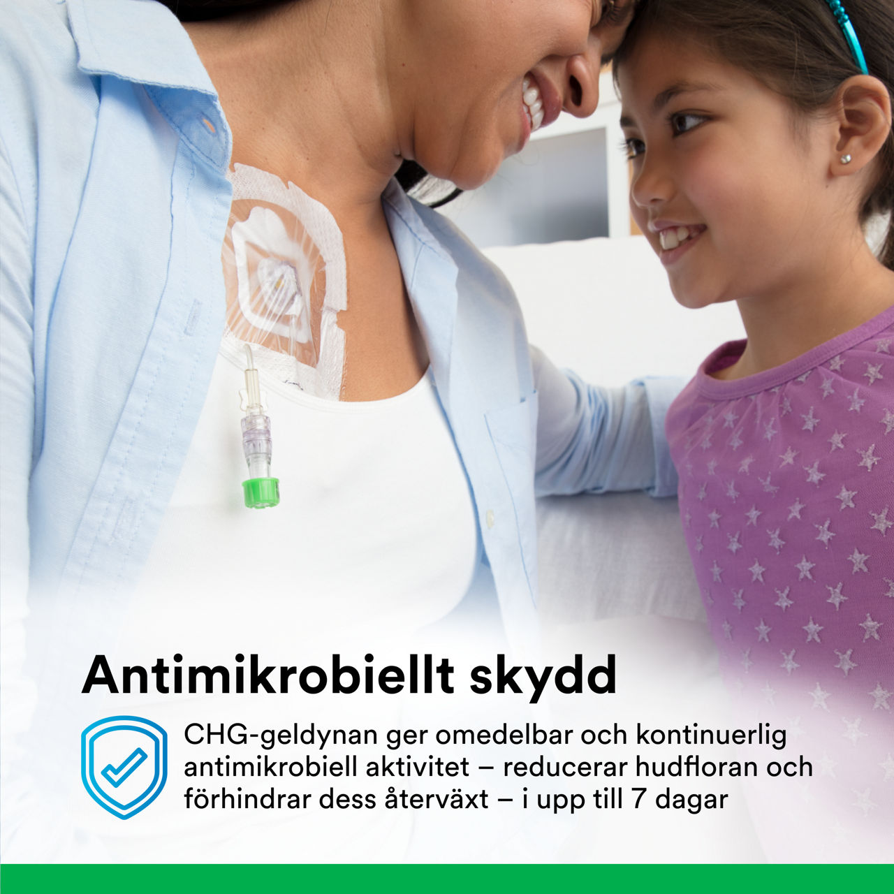 (3) Tegaderm CHG Gel Pad 1664/1664R: Antimikrobiellt skydd