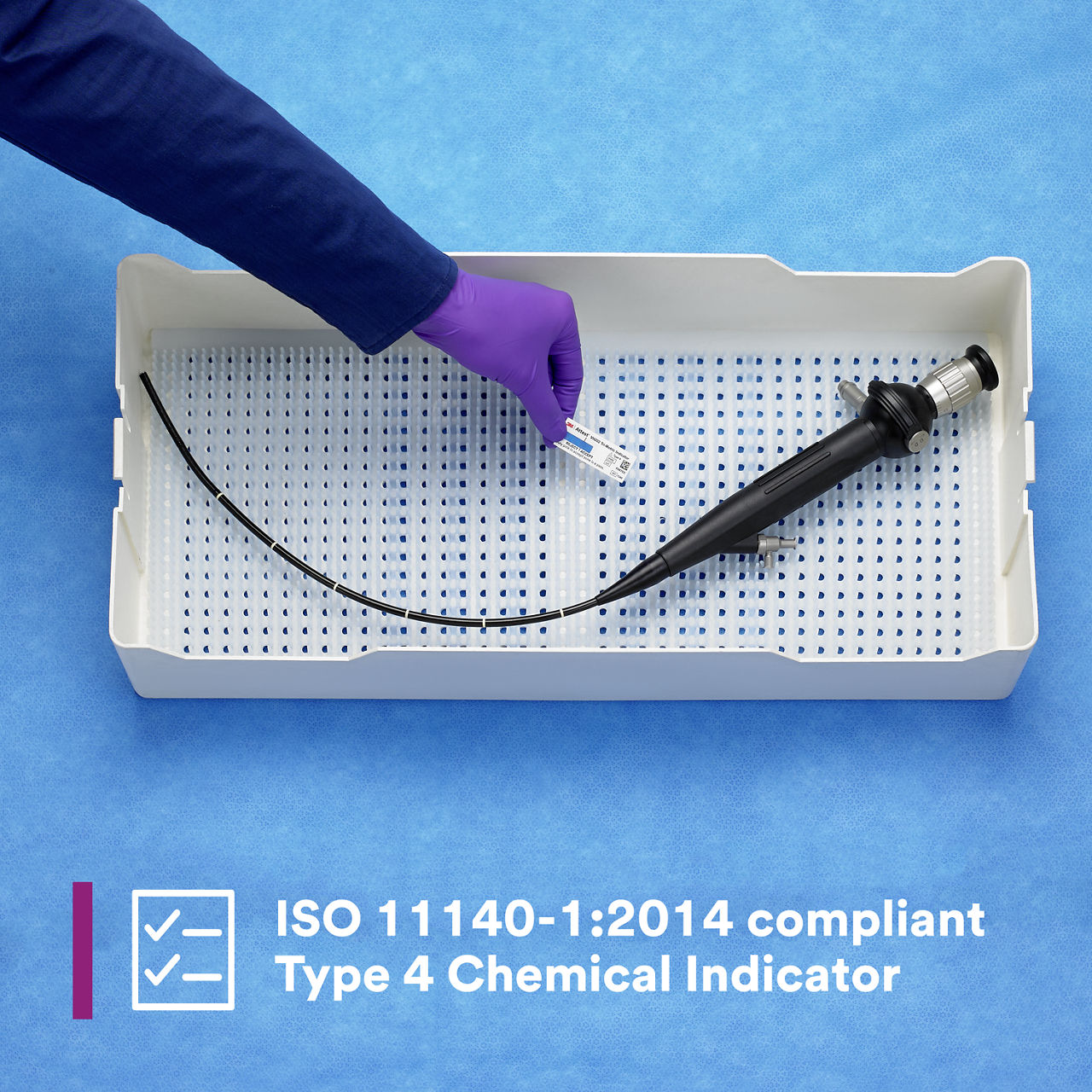 (1) ISO 11140-1:2014 compliant Type 4 Chemical Indicator