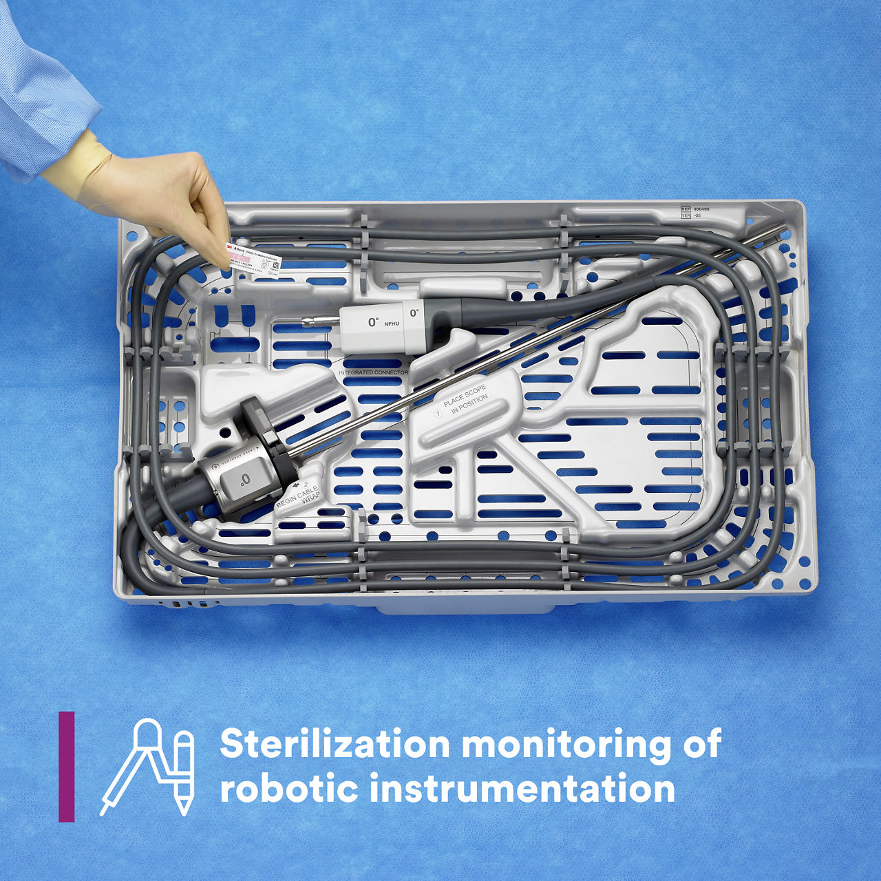 (4) Sterilization monitoring of robotic instrumentation