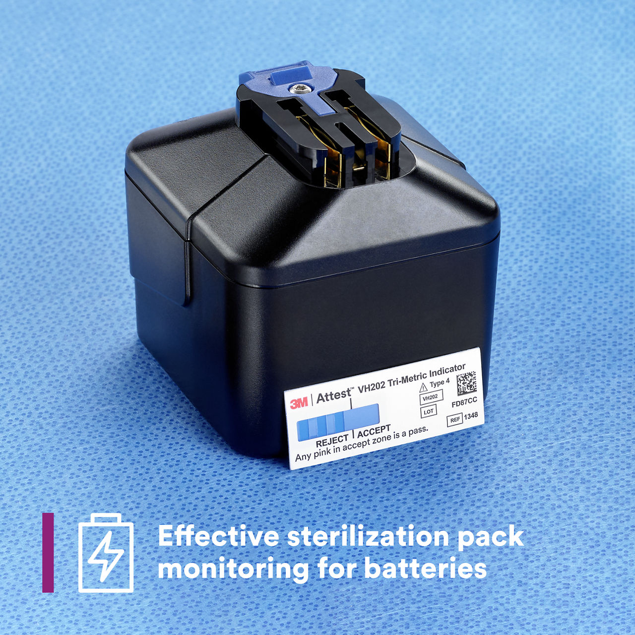 (5) Effective sterilization pack monitoring for batteries