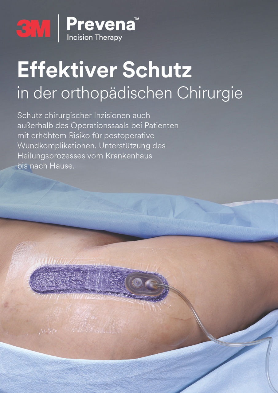 Prevena Therapy orthopädische Chirurgie Broschüre Cover-Vorschau