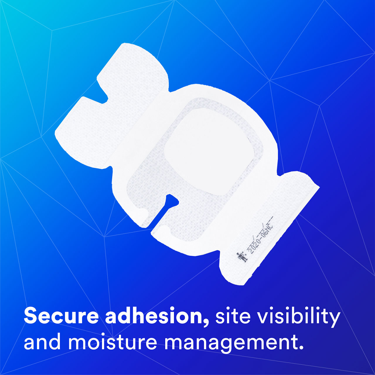 (1 - 1882) Tegaderm IV Advanced Securement: Secure adhesion, site visibility, moisture management