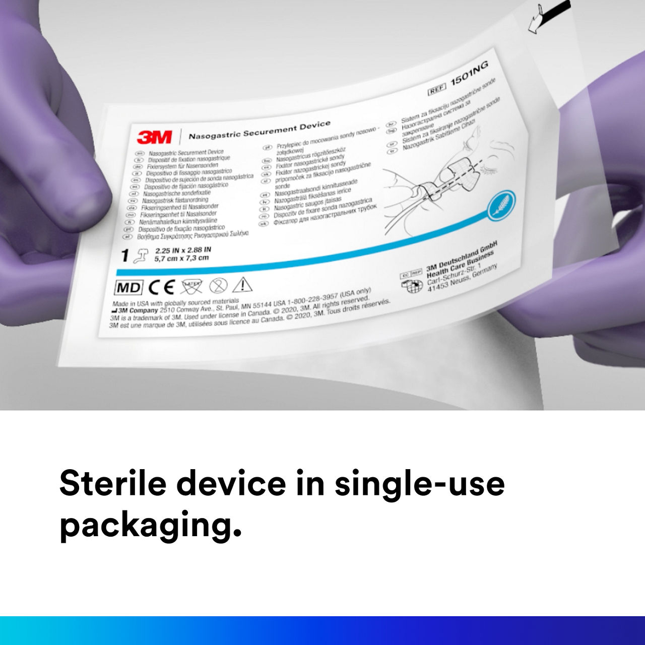 (6) Nasogastric Securement Device: Sterile device in single-use packaging (en-ca)