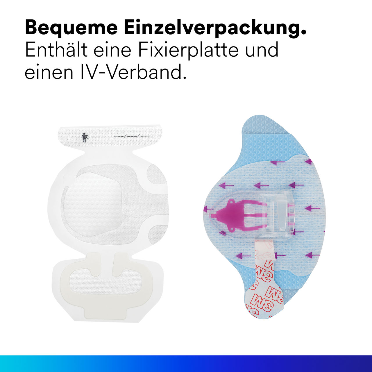 5 Tegaderm IV Erweiterte Fixierung: Duale Klebstofftechnologie