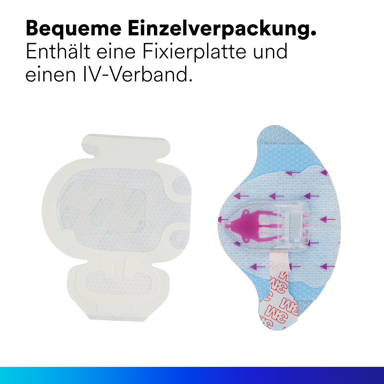 1-1837-2100 3M PICC/CVC + Tegaderm IV Advanced Securement: Praktische Einzelverpackung