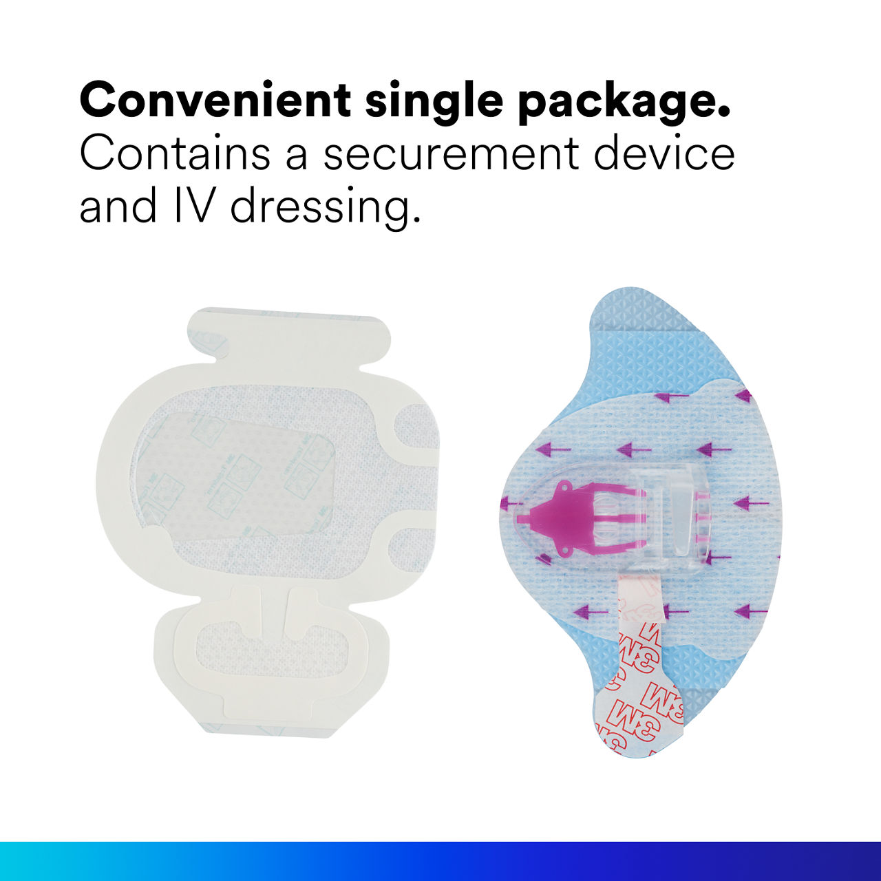 (1 - 1839-2100) 3M PICC/CVC + Tegaderm IV Advanced Securement: Convenient single package