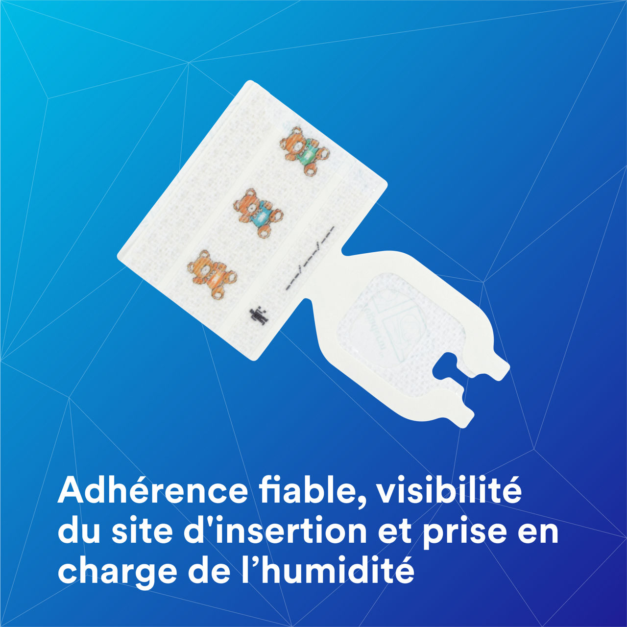 1-1680_Tegaderm™ IV Advanced Securement:Adhésion sécurisée, visibilité du site,gestion de l'humidité