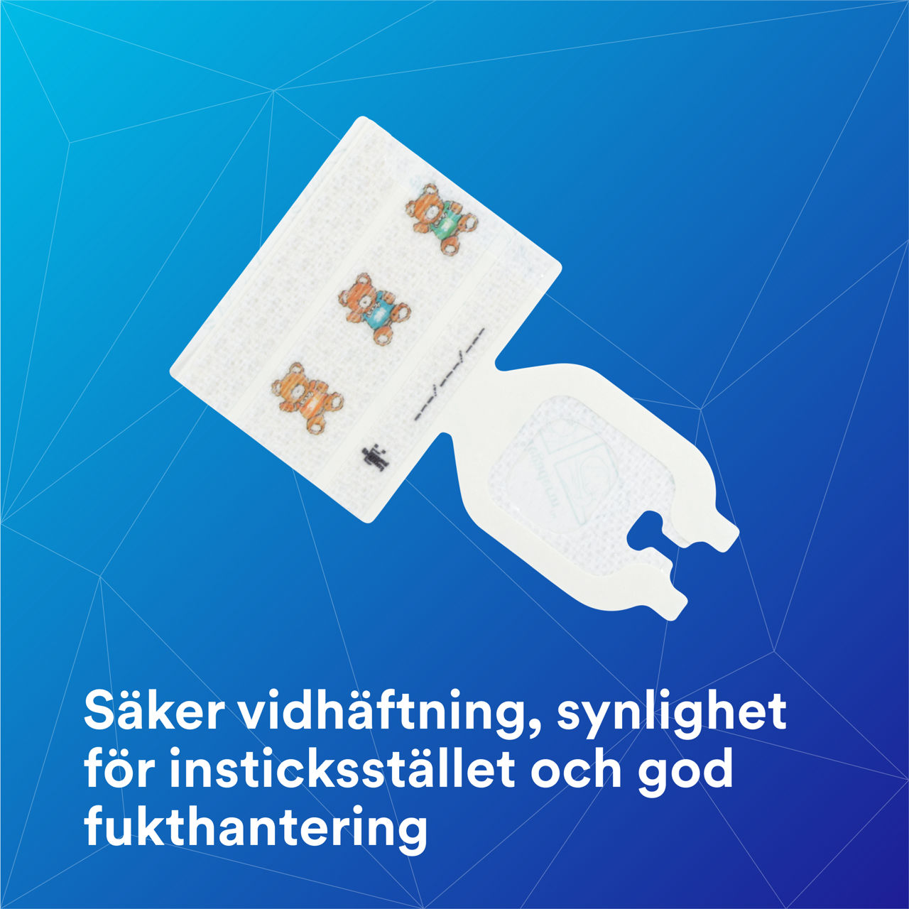 (1-1680) Tegaderm IV avancerad förankring: Säker vidhäftning, synlighet på plats, fukthantering