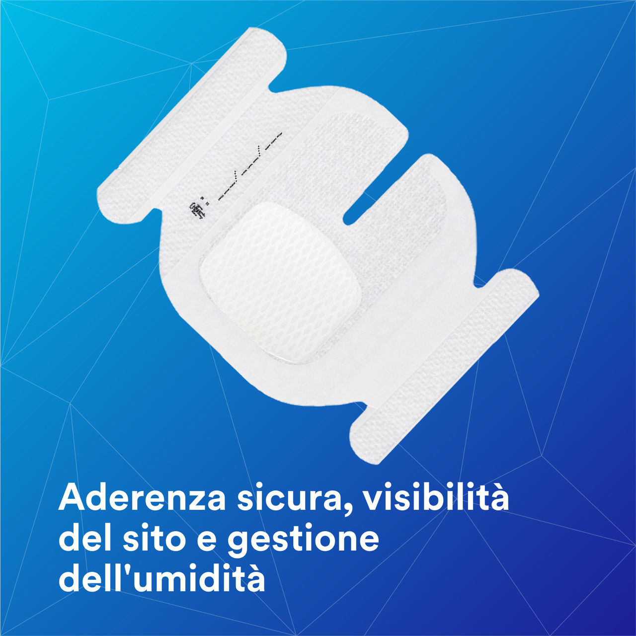 1-1681_Tegaderm™ IV Advanced Securement: Adesione sicura, visibilità del sito, gestione dell'umidità