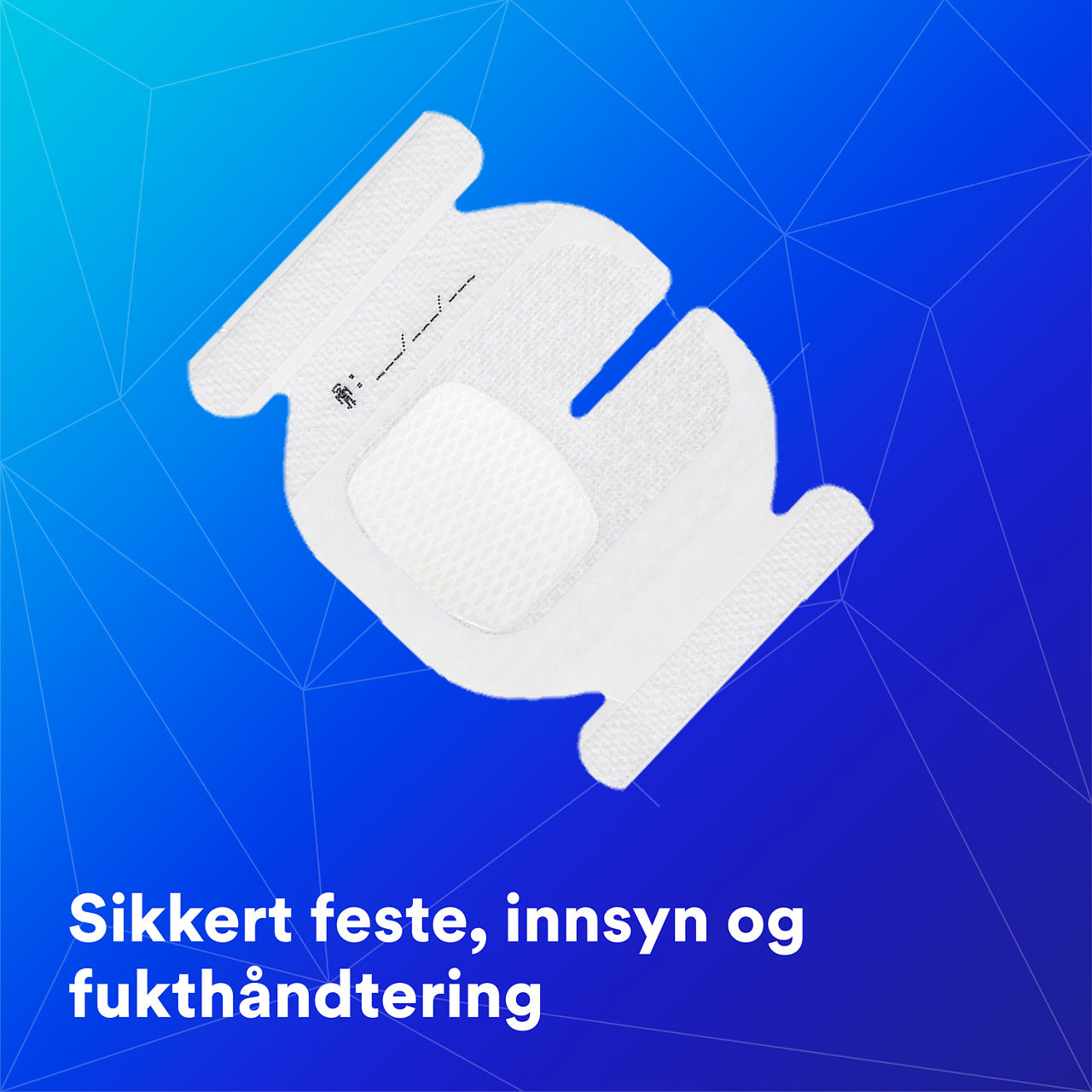 (1-1681) Tegaderm™ IV Advanced Securement: Sikker vedheft, synlighet på stedet, fuktighetshåndtering