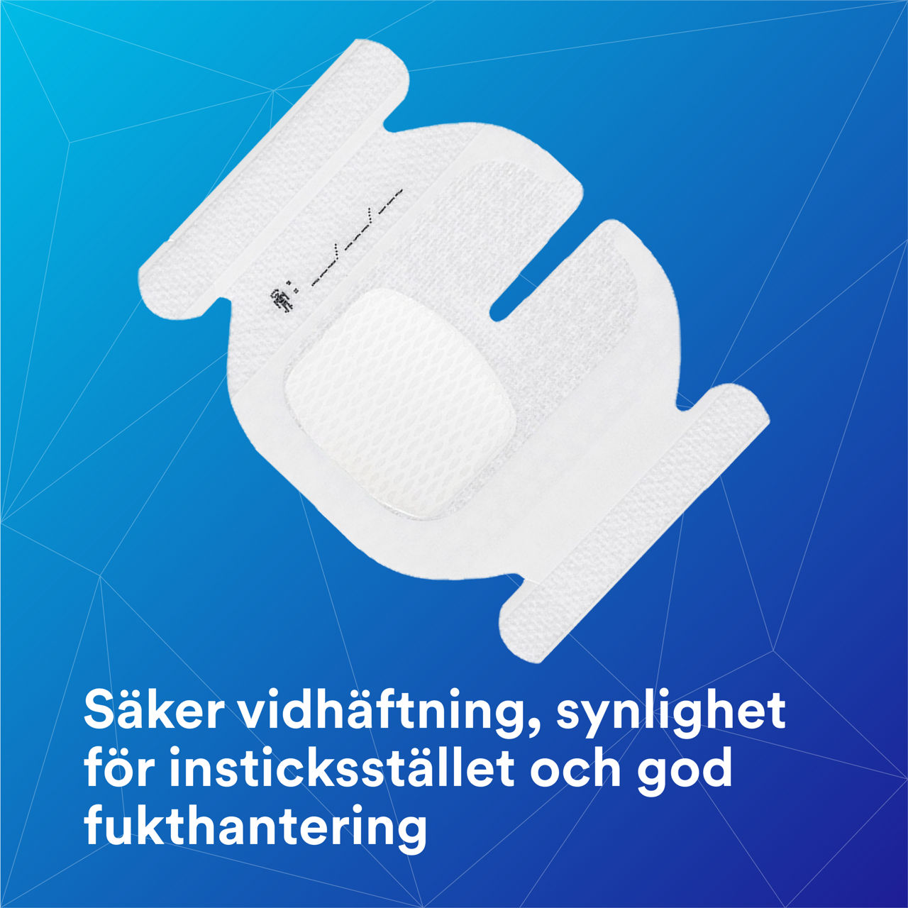 (1-1681) Tegaderm IV avancerad förankring: Säker vidhäftning, synlighet på plats, fukthantering