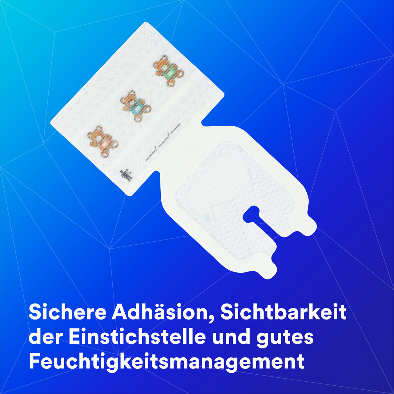 1-1682 Tegaderm IV: Sichere Haftung, Sichtbarkeit der Stelle, Feuchtigkeitsmanagement