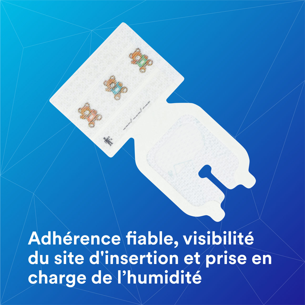 1-1682_Tegaderm™ IV Advanced Securement:Adhésion sécurisée, visibilité du site,gestion de l'humidité