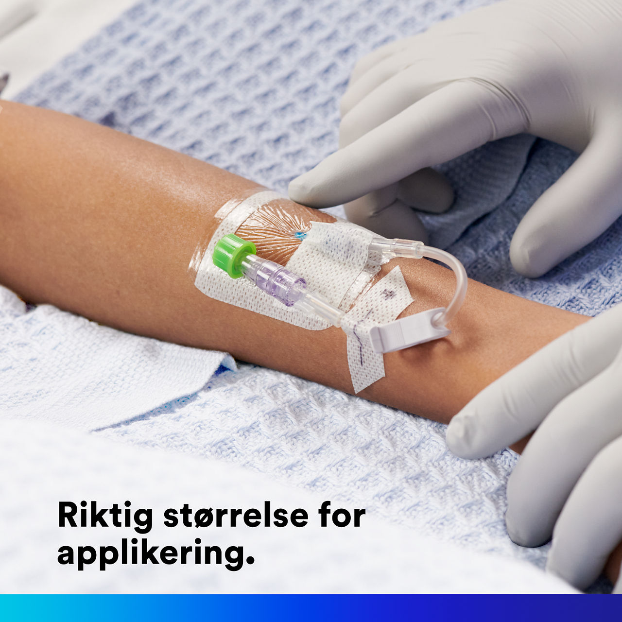 (2-1682) Tegaderm™ IV Advanced Securement: Sikker vedheft, synlighet på stedet, fuktighetshåndtering