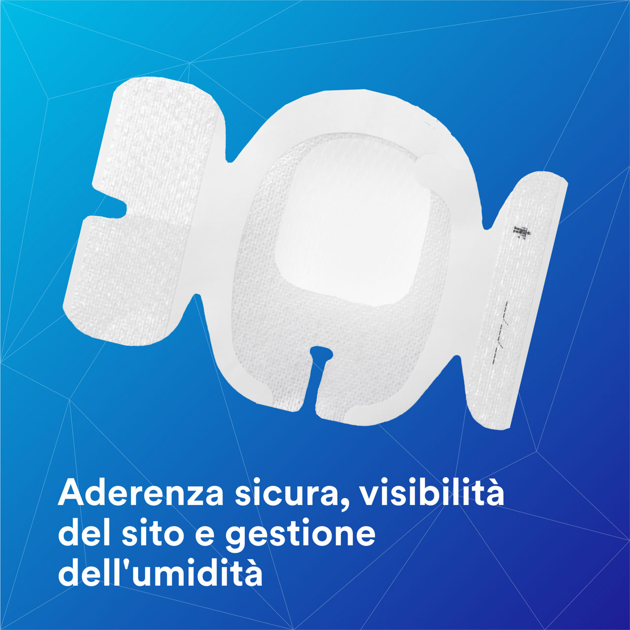 1-1685_Tegaderm™ IV Advanced Securement: Adesione sicura, visibilità del sito, gestione dell'umidità
