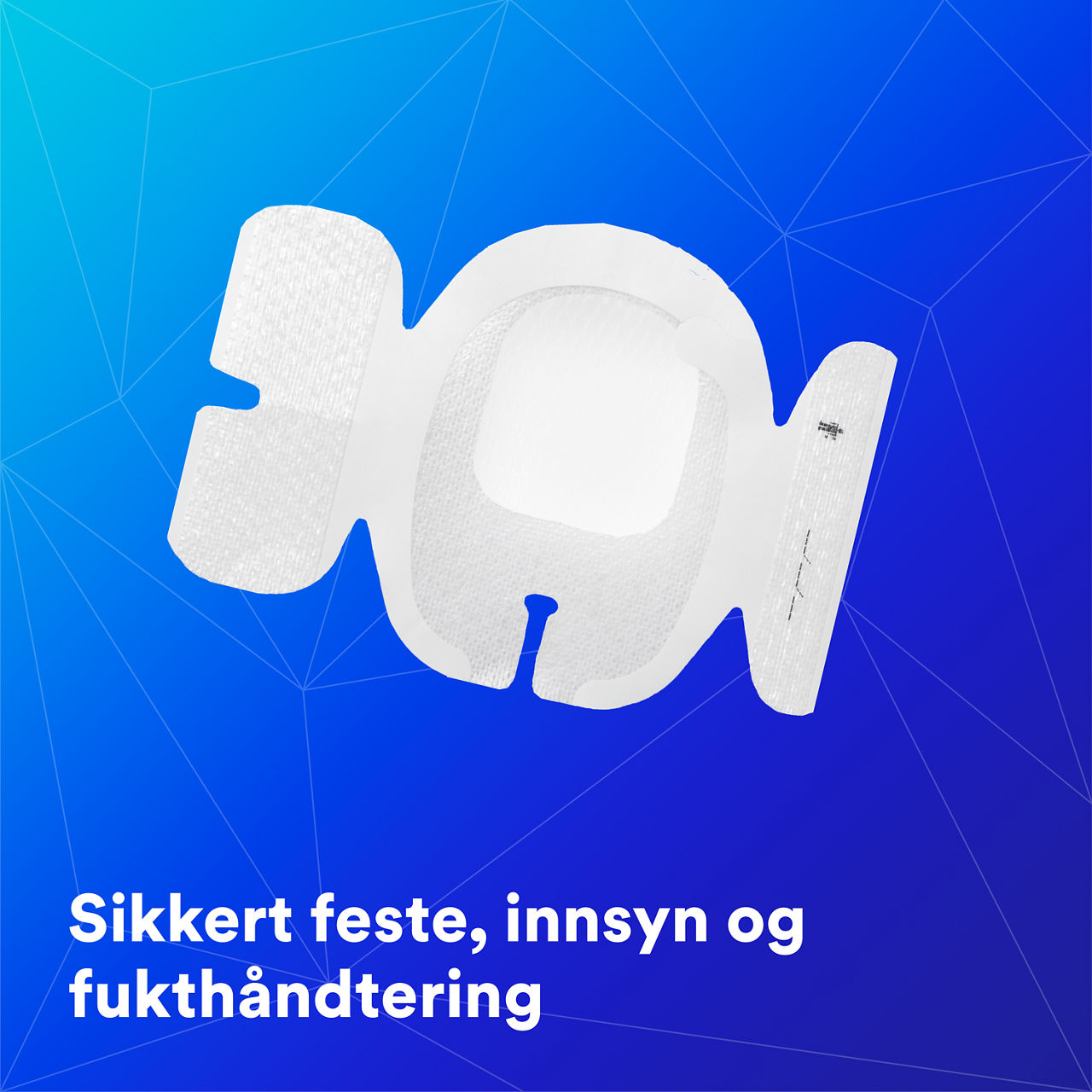 (1-1685) Tegaderm™ IV Advanced Securement: Sikker vedheft, synlighet på stedet, fuktighetshåndtering