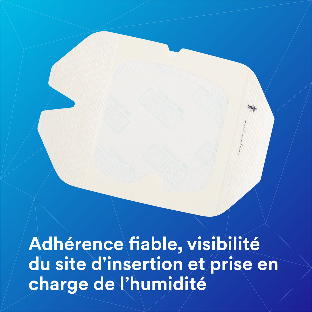 1-1688_Tegaderm™ IV Advanced Securement:Adhésion sécurisée, visibilité du site,gestion de l'humidité