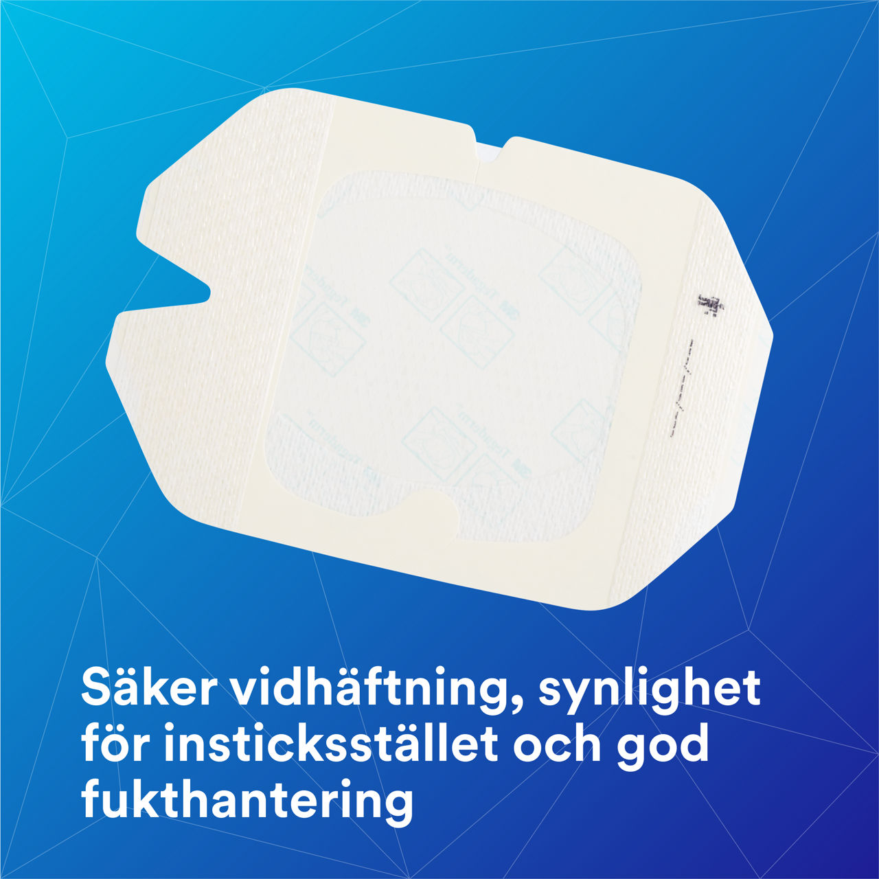 (1-1688) Tegaderm IV avancerad förankring: Säker vidhäftning, synlighet på plats, fukthantering