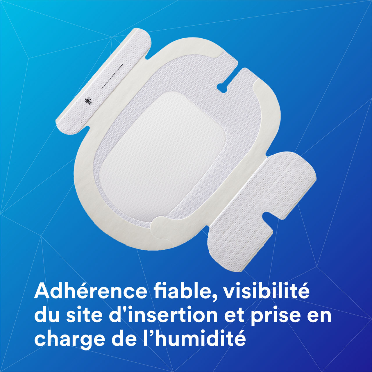 1-1689_Tegaderm™ IV Advanced Securement:Adhésion sécurisée, visibilité du site,gestion de l'humidité