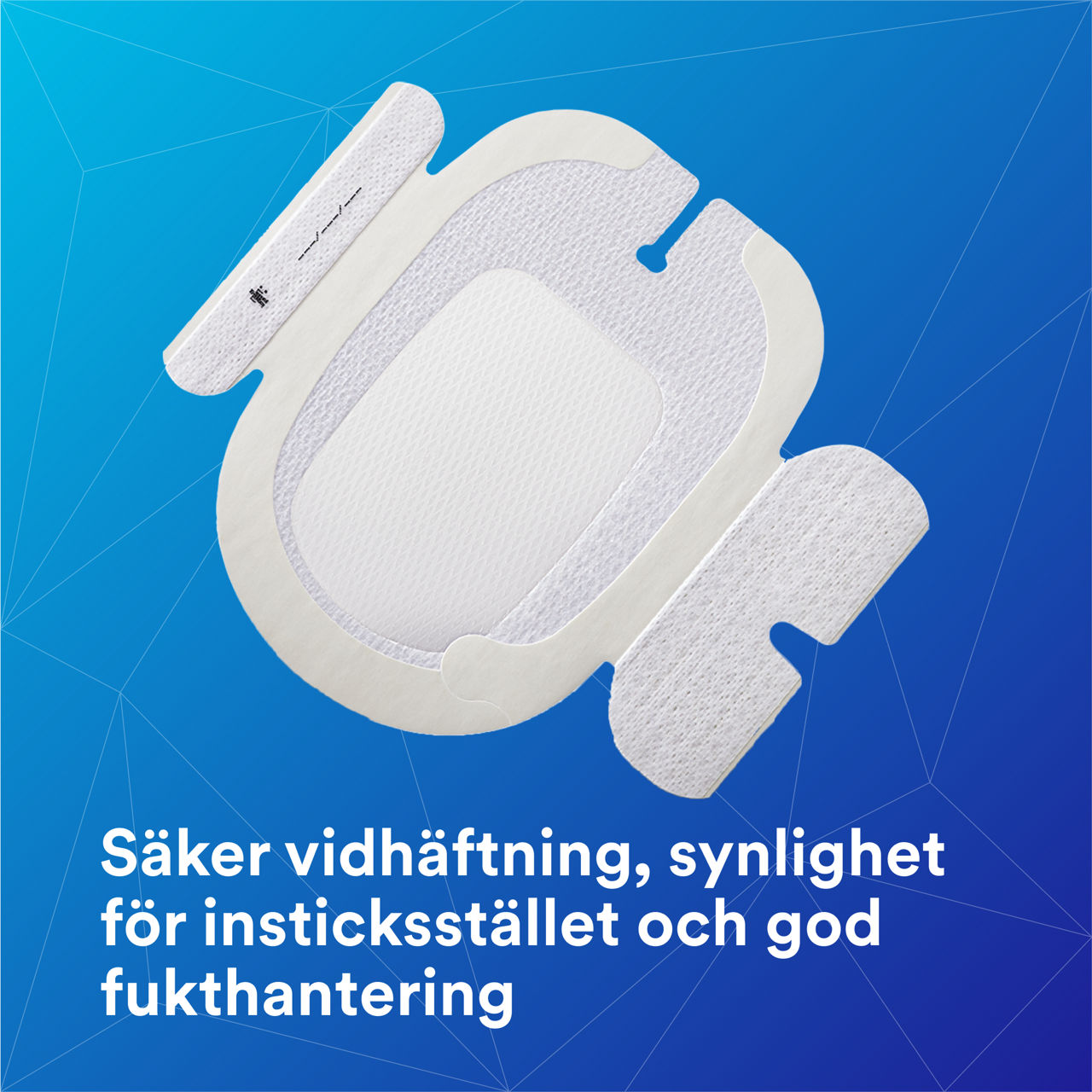 (1-1689) Tegaderm IV avancerad förankring: Säker vidhäftning, synlighet på plats, fukthantering