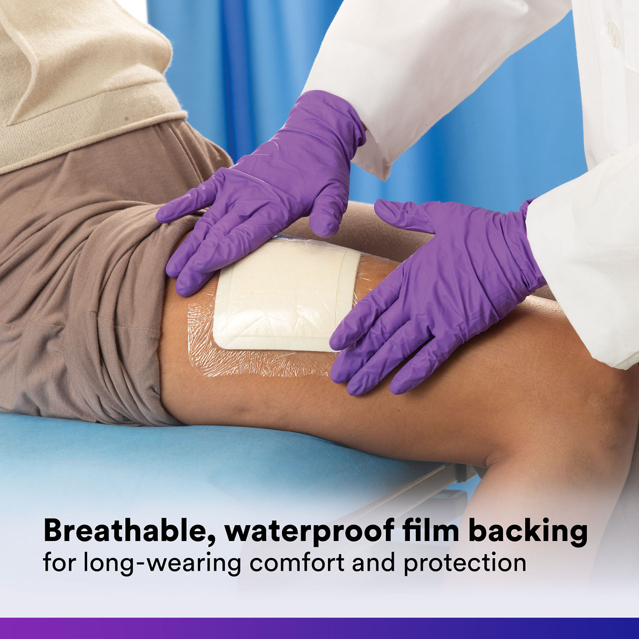 (4)Tegaderm HP Foam: Breathable waterproof film backing - 90610