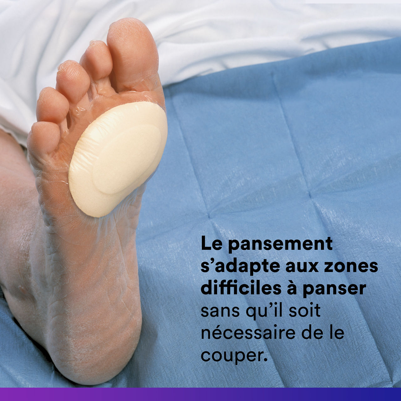 (4)Tegaderm HP Foam: Breathable waterproof film backing - 90611_fr