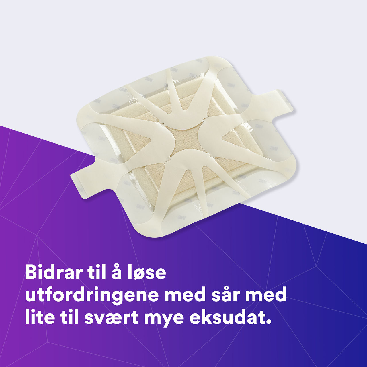 (1) Tegaderm HP Foam: Hjelper deg med å møte utfordringene ved lite til svært væskende sår - 90612