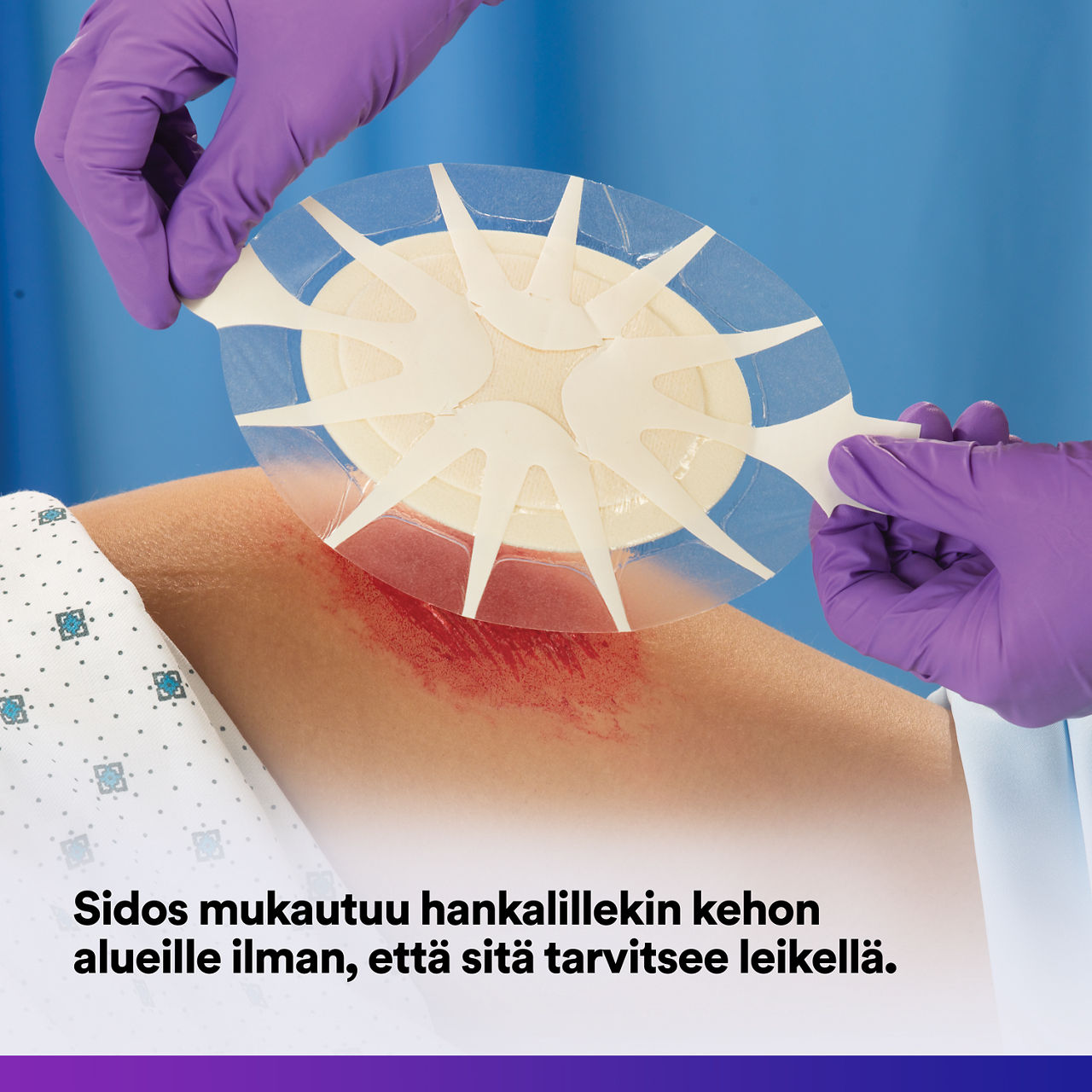 (4)Tegaderm HP Foam: Hengittävä vedenpitävä kalvopohja - 90613 - 90613