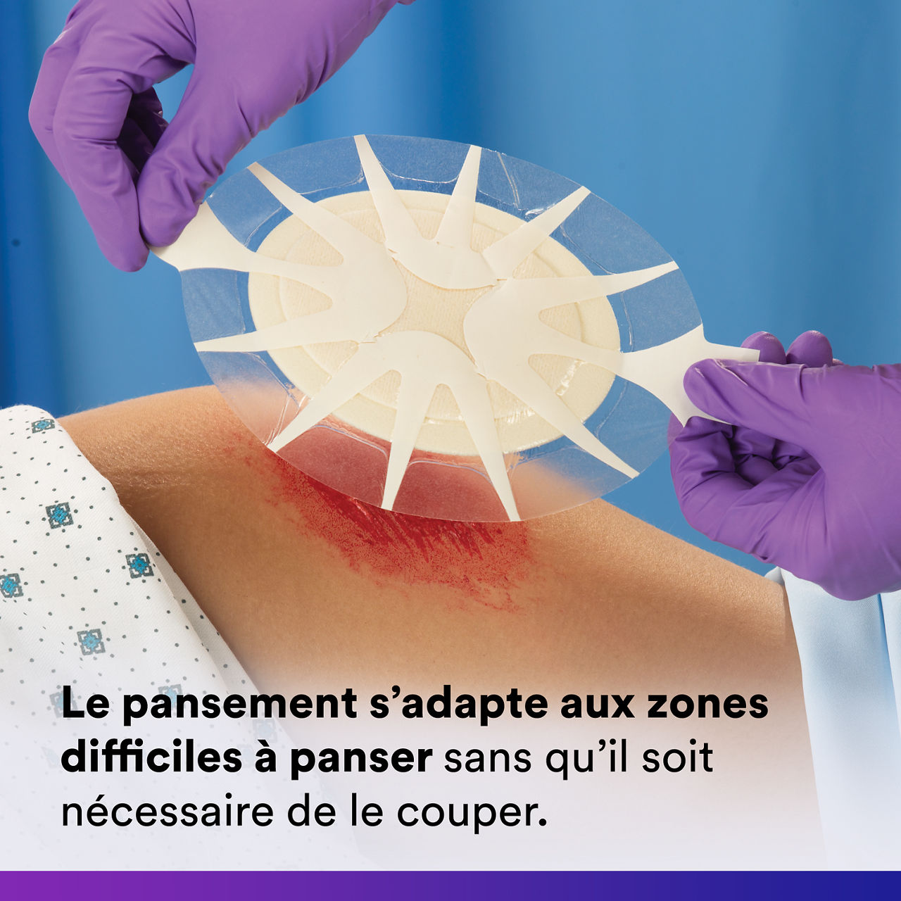 (4)Tegaderm HP Foam: Breathable waterproof film backing - 90613_fr