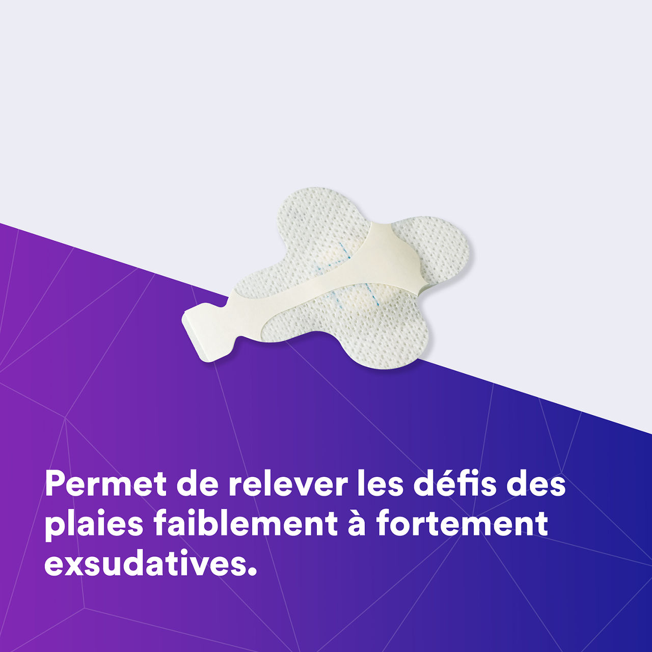 (1) Tegaderm HP Foam: Helps to meet the challenges of low to highly exuding wounds - 90615_fr