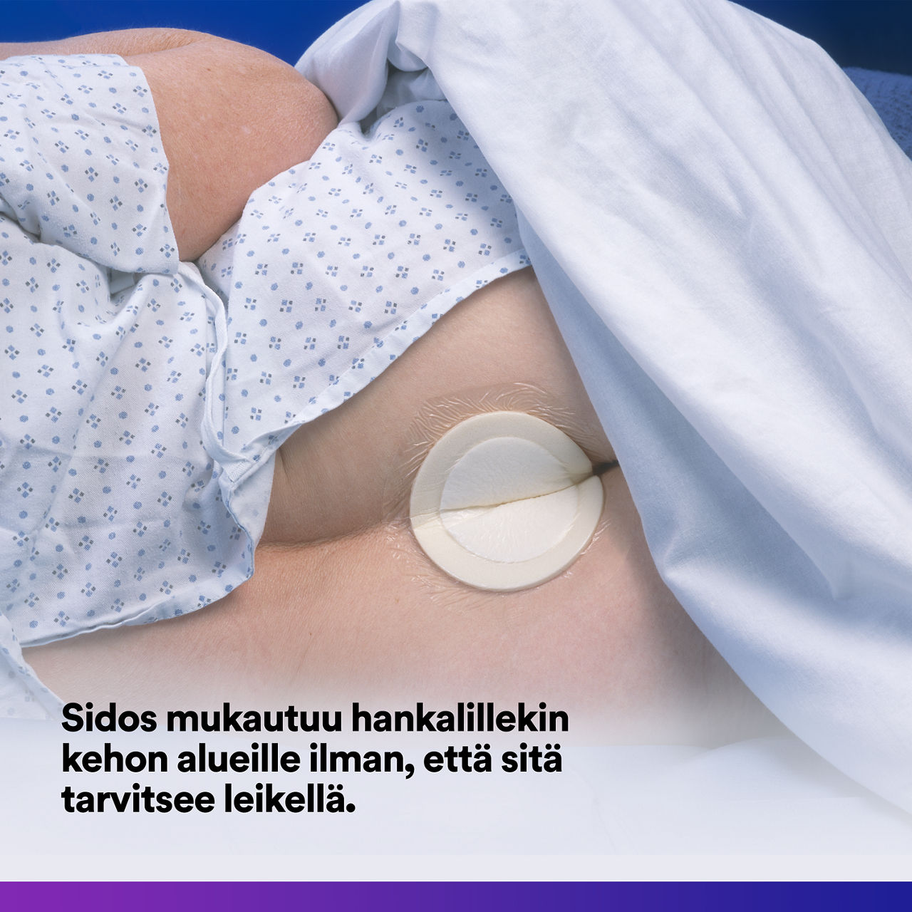 (4) Tegaderm HP Foam: Hengittävä vedenpitävä kalvopohja - 90616 - 90616