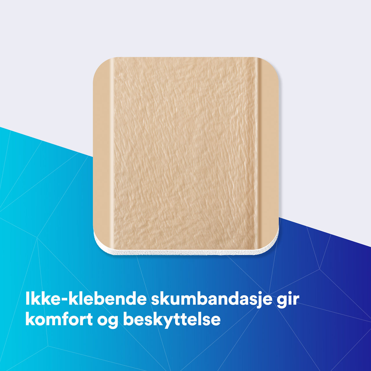 (1) Tegaderm HP-skum uten klebemiddel: Gir komfort og beskyttelse (90600, 90601, 90603)