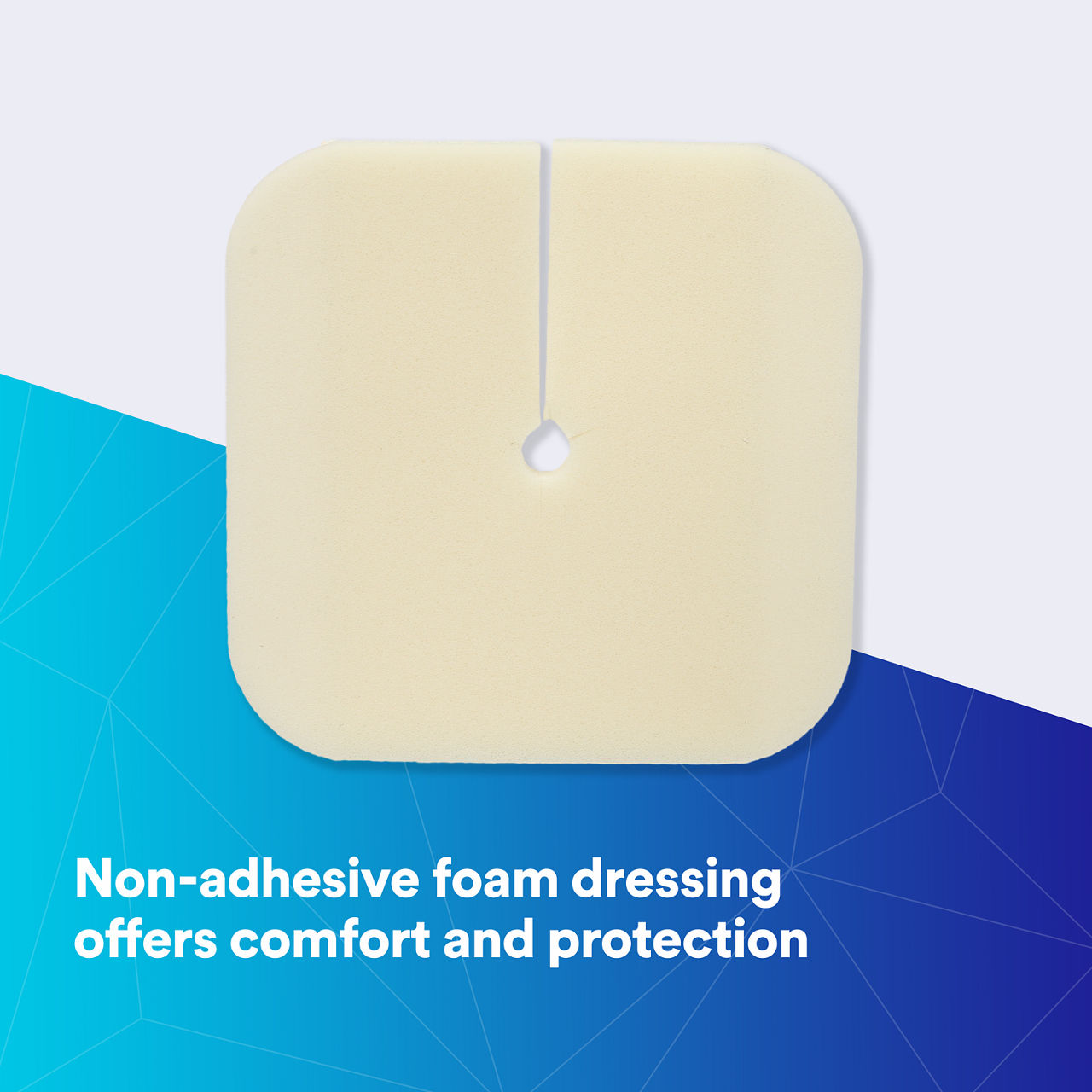 (1) Tegaderm HP Foam Non-Adhesive: Offers comfort and protection (90604)