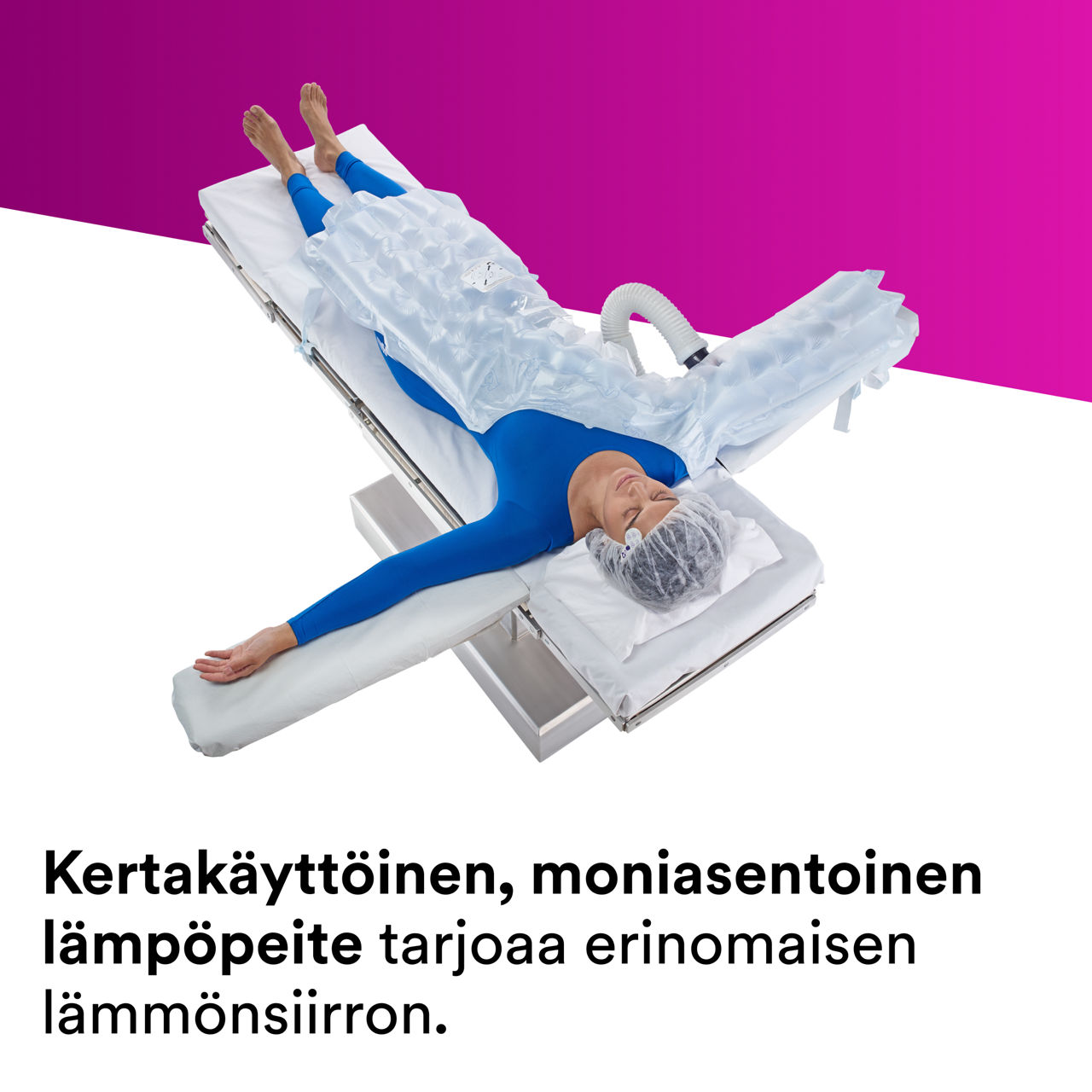 1_Bair Hugger Lämpöpeitto 622: Kertakäyttöinen, moniasentoinen lämpöpeitto