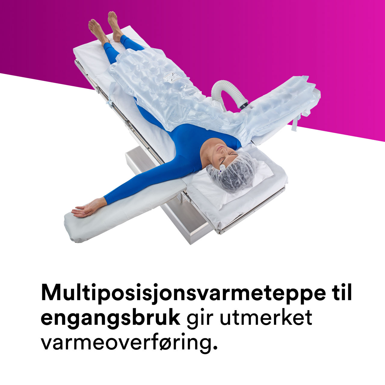 1_Bair Hugger Warming Blanket 622: Varmeteppe til engangsbruk med flere posisjoner