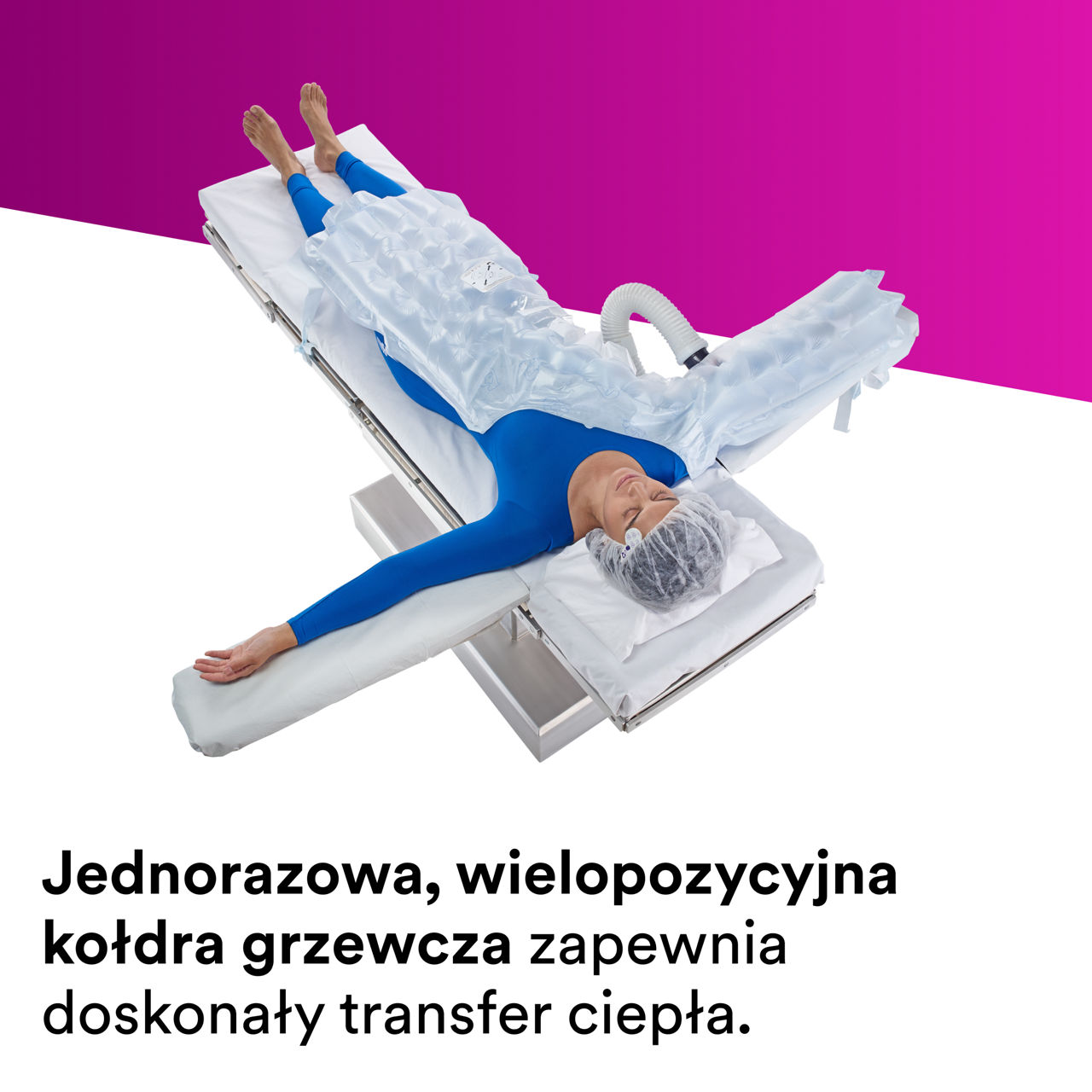 1_Kołdra grzewcza Bair Hugger 622: Jednorazowy, wielopozycyjny koc ogrzewający