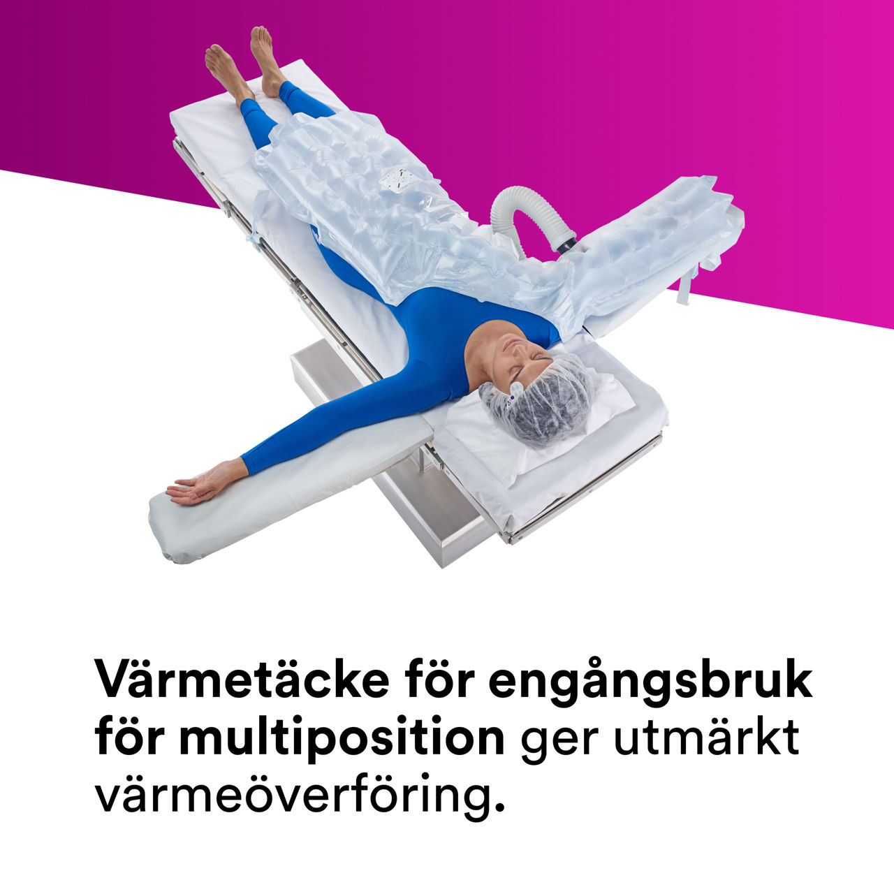 1_Bair Hugger värmetäcke 622: Värmetäcke för engångsbruk med flera lägen