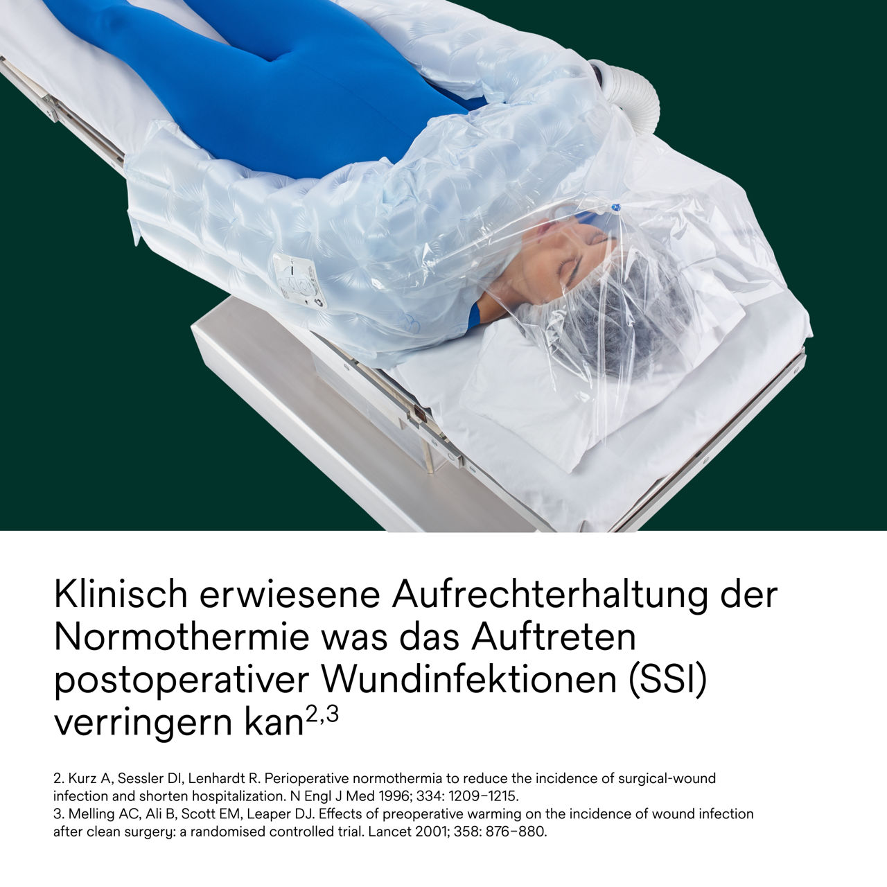 2 - Bair Hugger Wärmedecke 622: Klinisch bewiesen, um Normothermie zu behalten