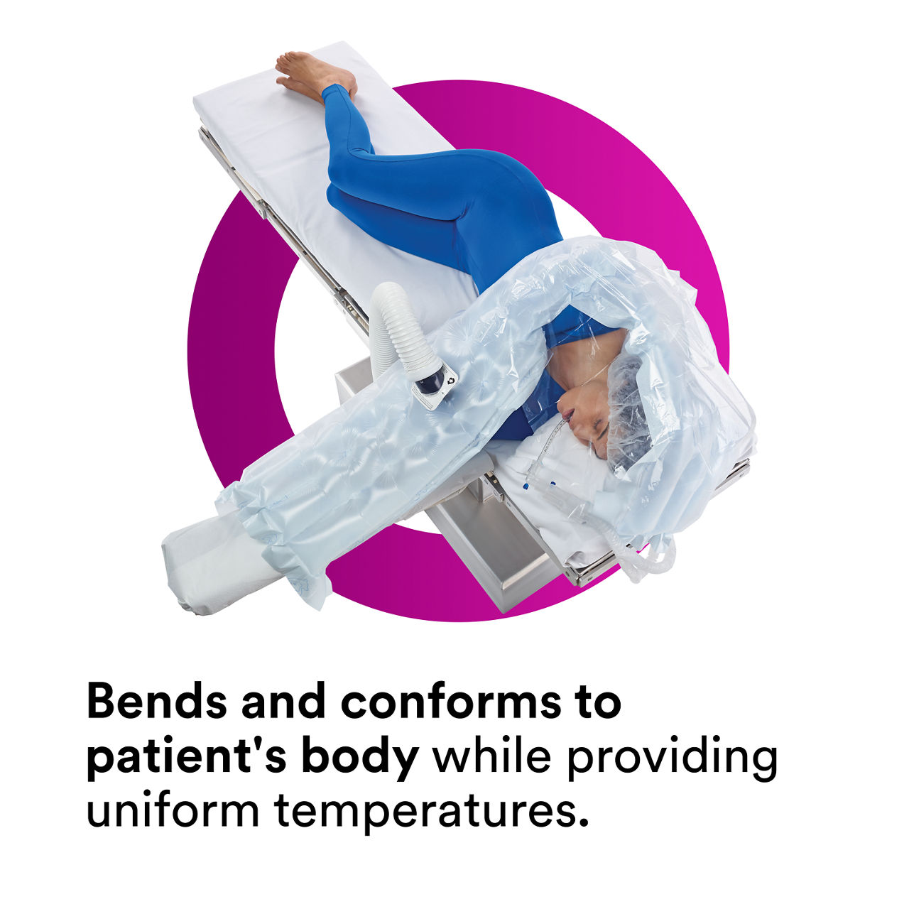 3 - Bair Hugger Warming Blanket 622: Bends and conforms to patient's body