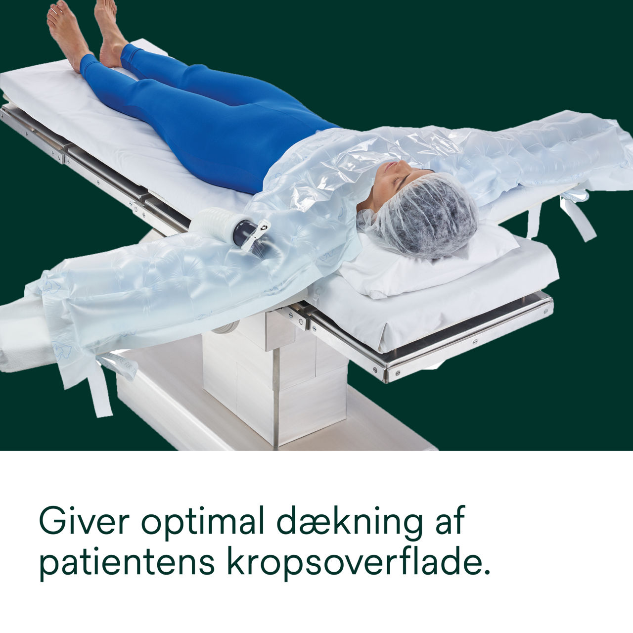 4 - Bair Hugger Warming Blanket 622: Tilbyder optimal dækning af patientens kropsoverflade