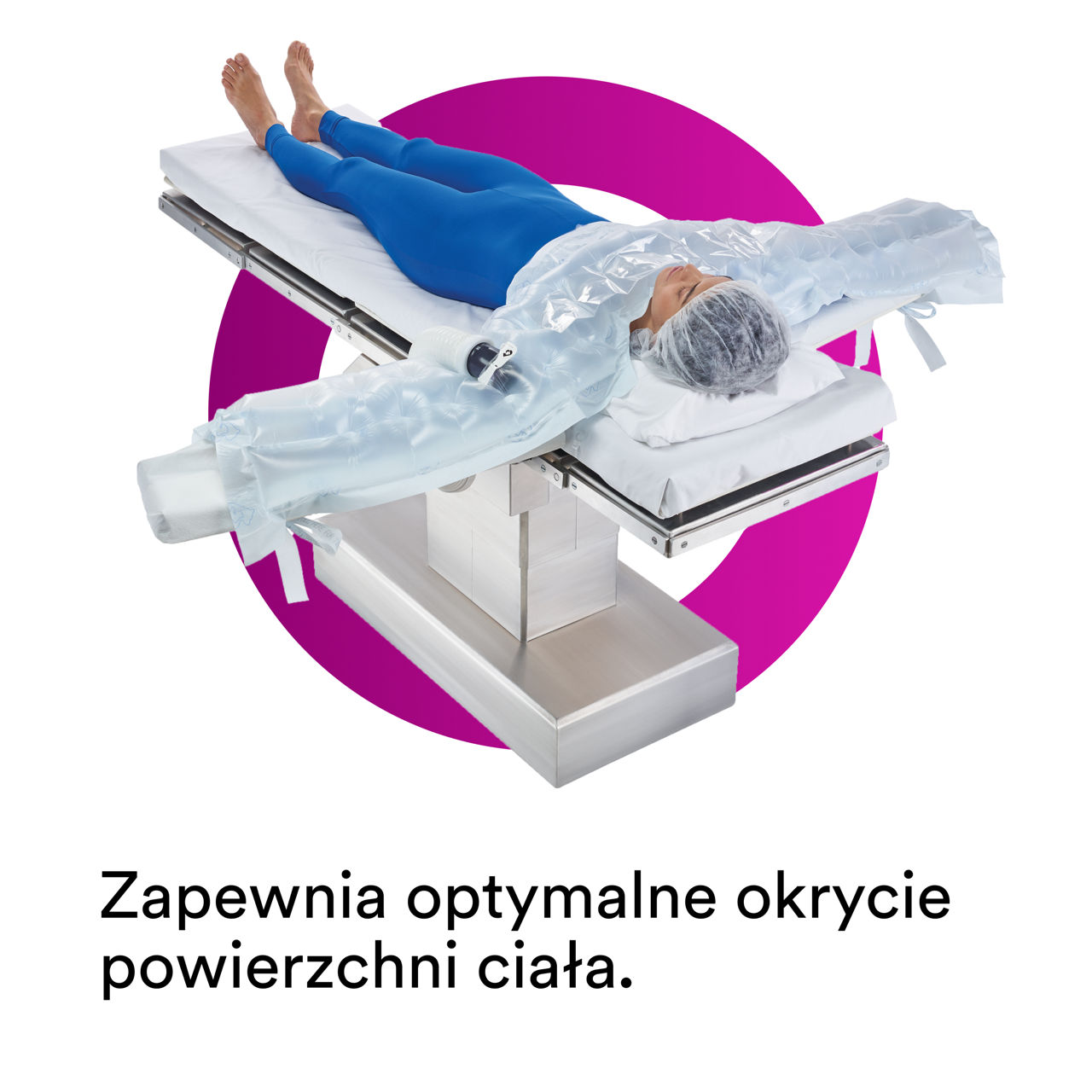 4_Kołdra grzewcza Bair Hugger 622: Zapewnia optymalne pokrycie powierzchni ciała pacjenta