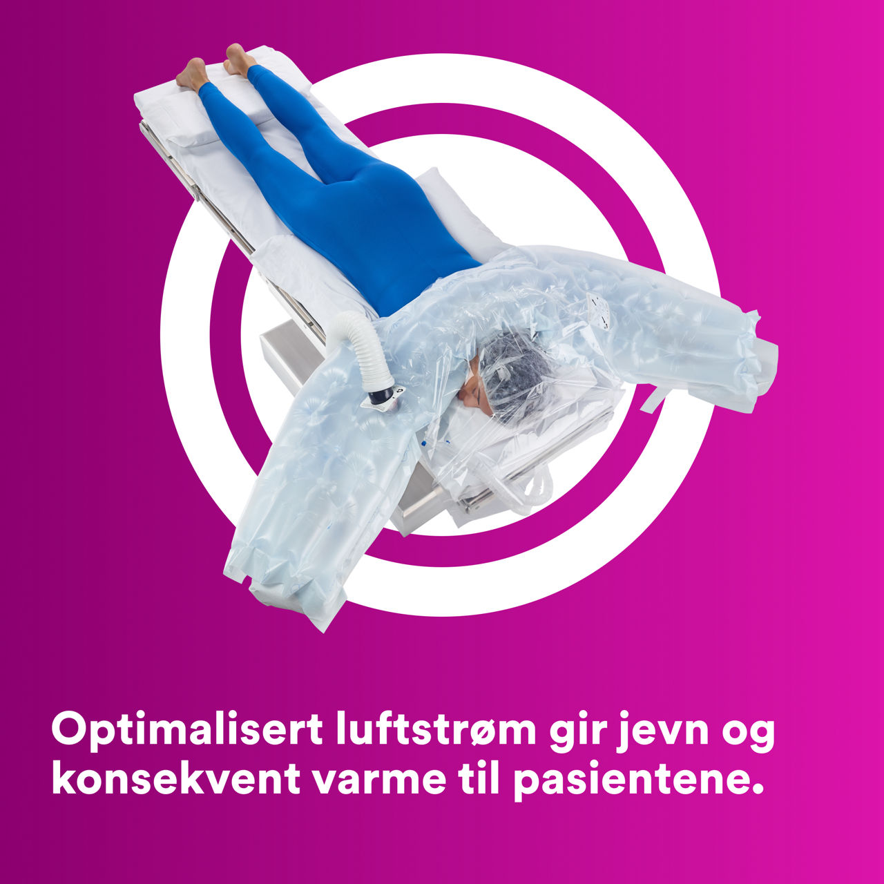 5_Bair Hugger Warming Blanket 622: Optimalisert luftstrøm