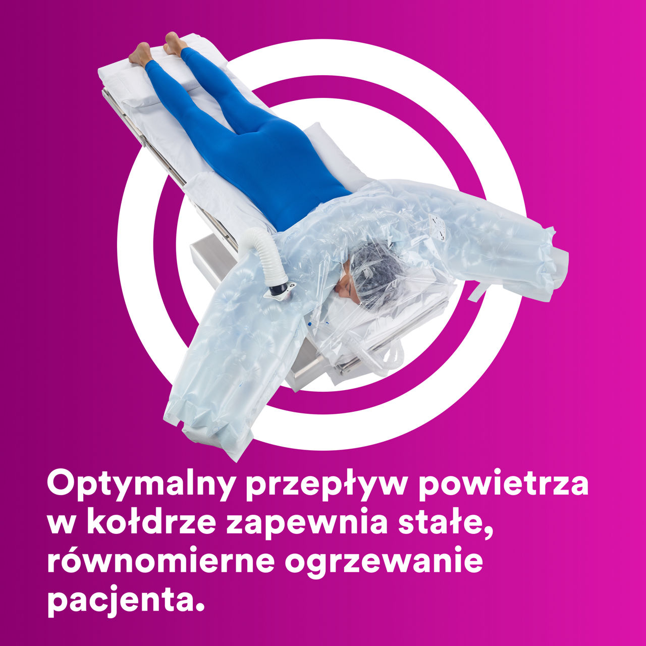 5_Kołdra grzewcza Bair Hugger 622: Zoptymalizowany przepływ powietrza