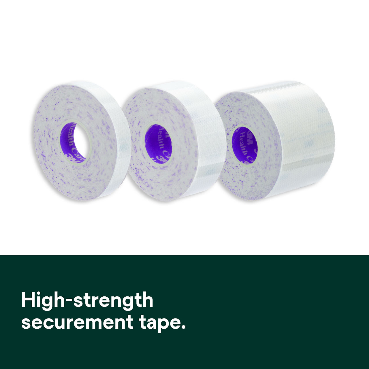 (1) Multipore Dry Surgical Tape: High strength securement tape