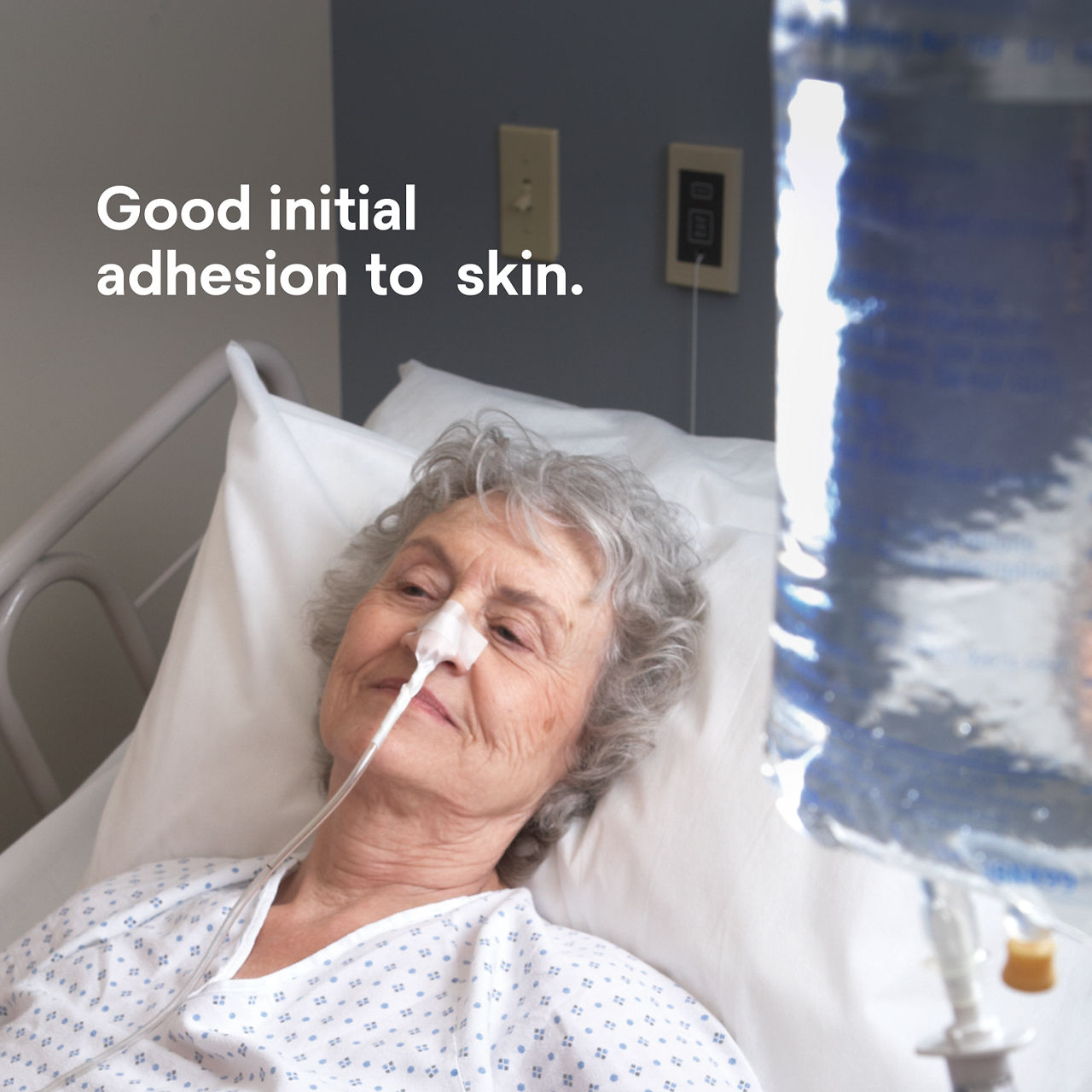 (5) Multipore Dry Surgical Tape: Good initial adhesion to skin